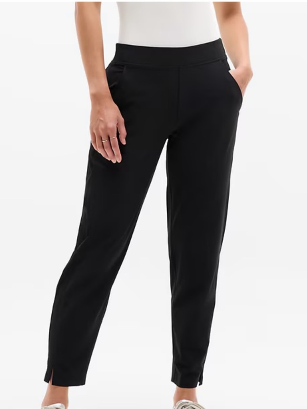 Athleta Brooklyn Ankle Pant Black career active Athleisure performance